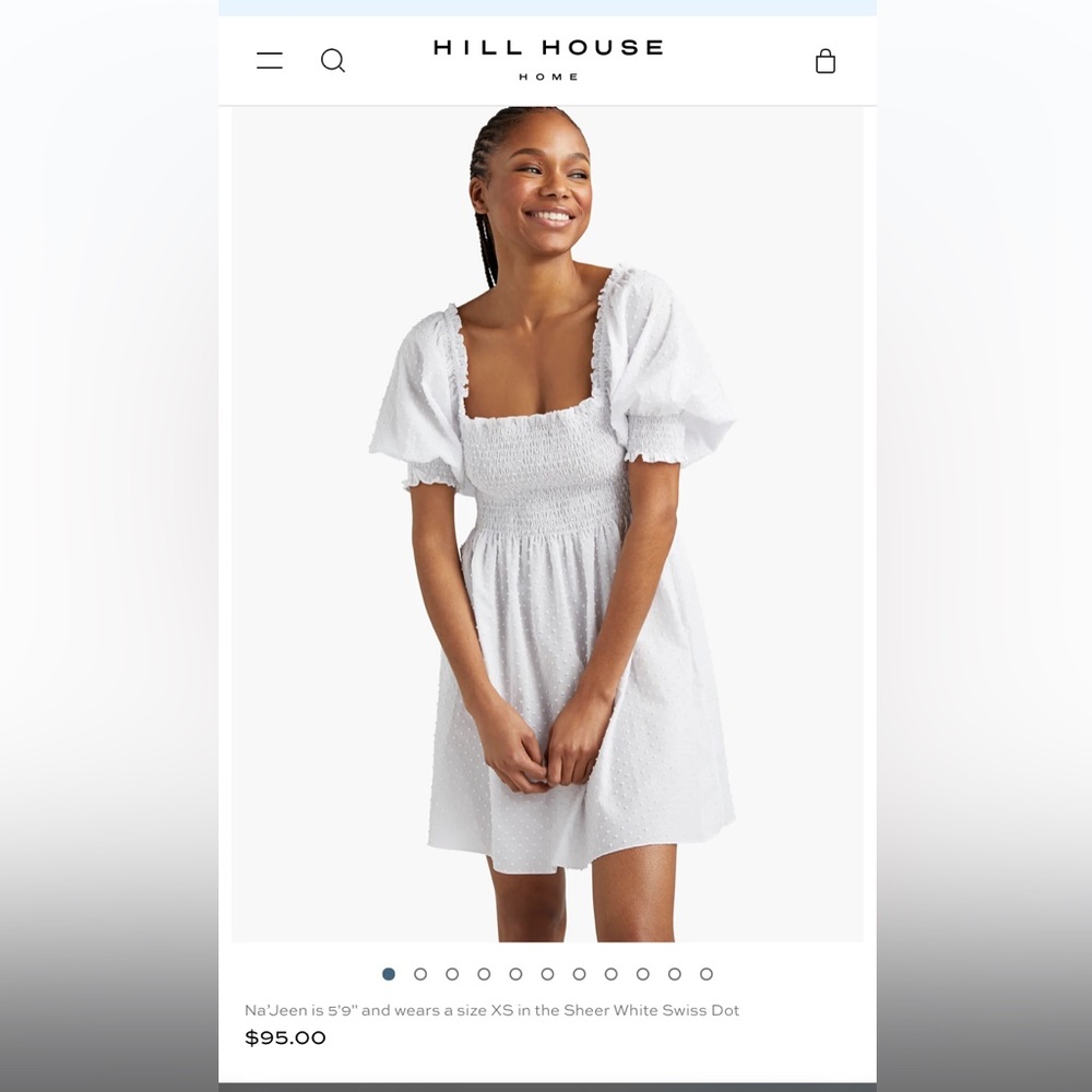 The Hill House Athena Nap Dress - like-new, worn once, in perfect condition